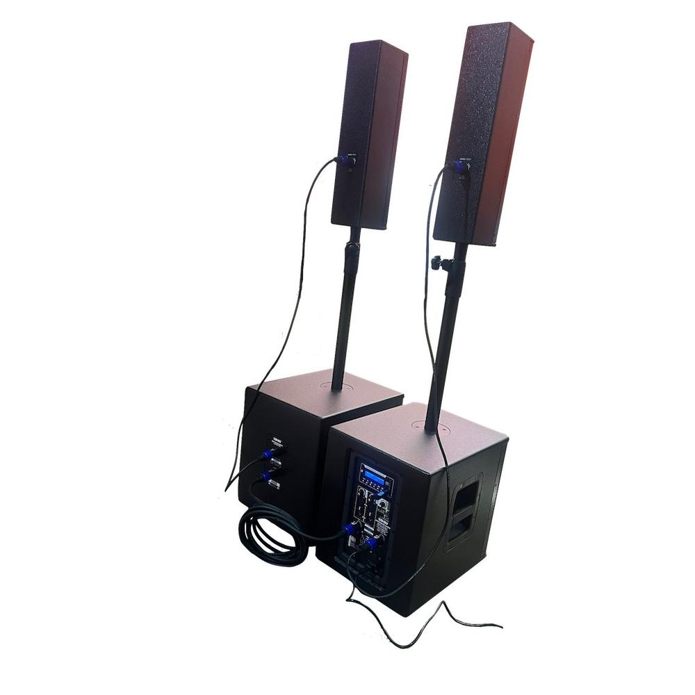 Foto 6 | Sistema de Sonido Profesional Vamav Coopertwin Negro 700W Rms