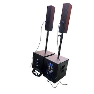 Foto 6 | Sistema de Sonido Profesional Vamav Coopertwin Negro 700W Rms