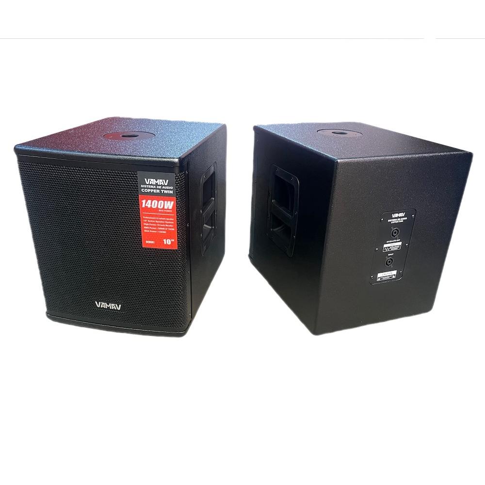 Foto 8 | Sistema de Sonido Profesional Vamav Coopertwin Negro 700W Rms