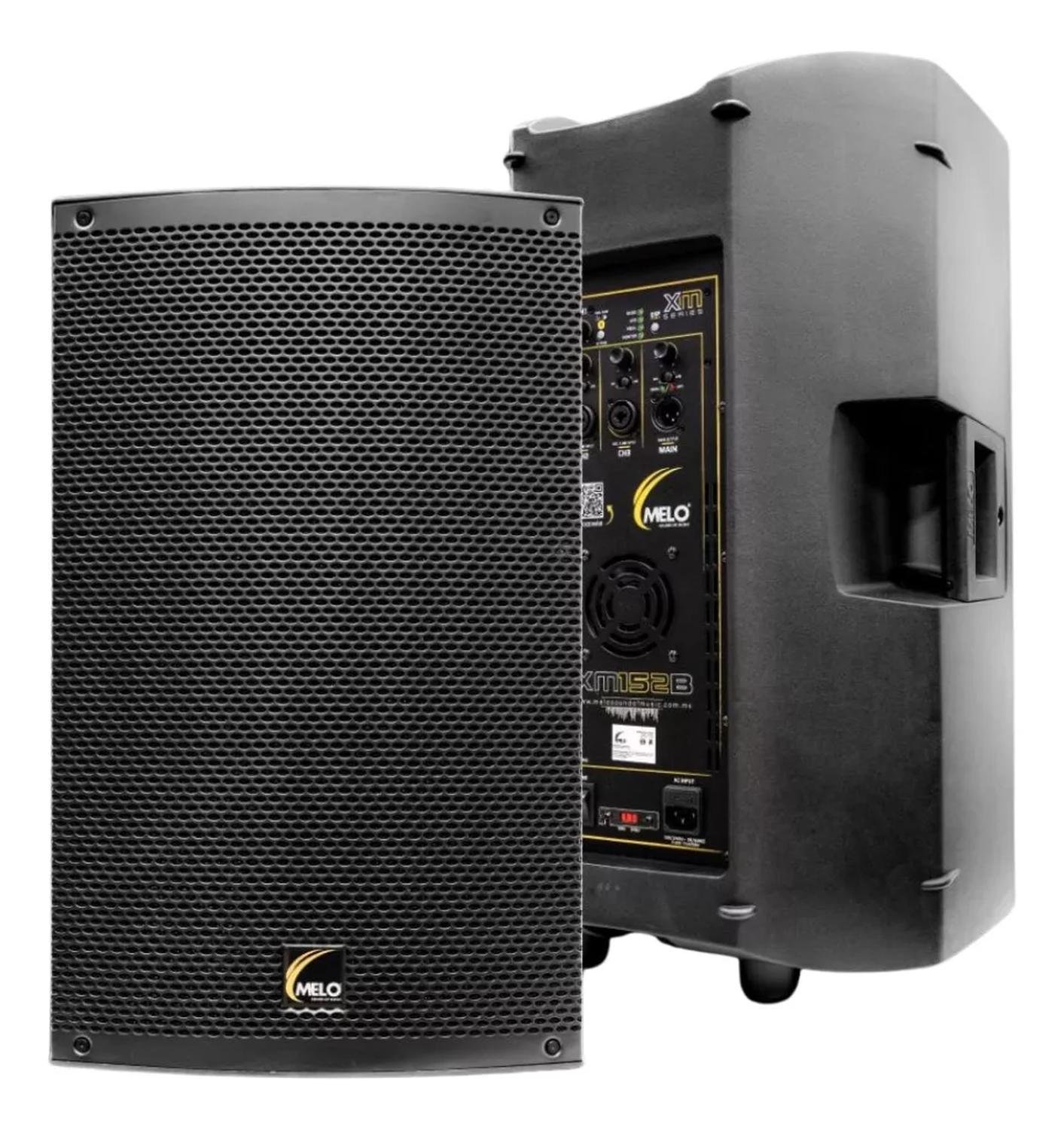 Foto 2 | Bafle Amplificado Melo XM152B Negro