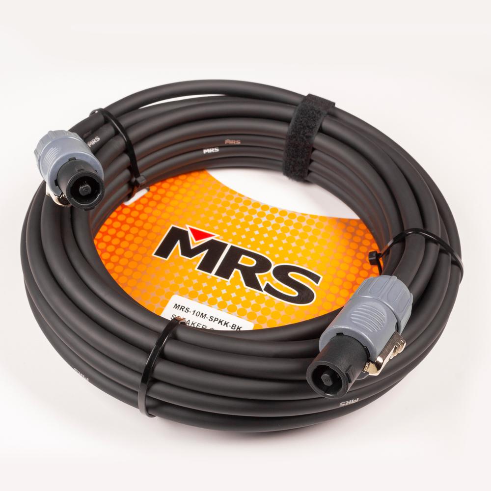 Foto 3 pulgar | Cable Para Bafle De 10 M Morrison Mrs-10m-spkk-bk Color Negro Conector Speakon K4cf