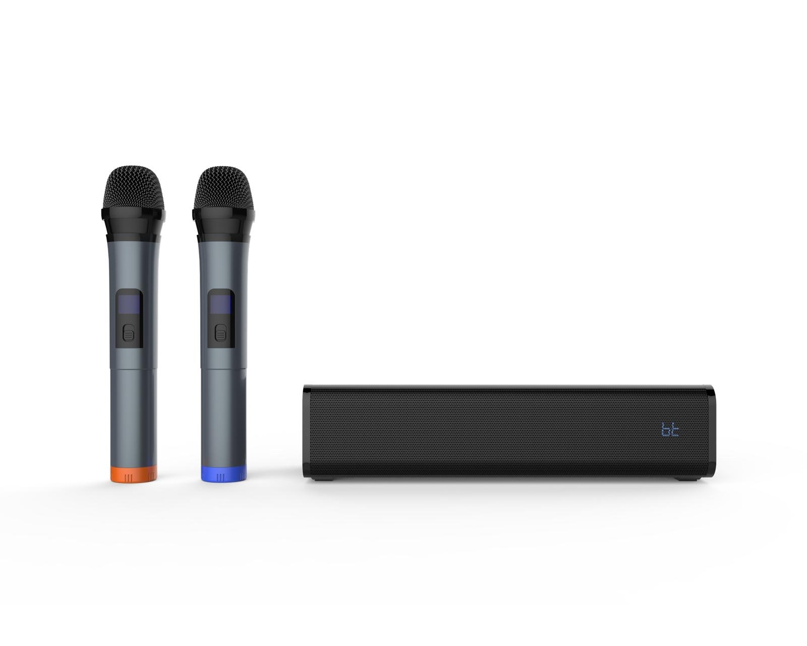 Bocina Pure Acoustics con 2 Microfonos Inalambrica