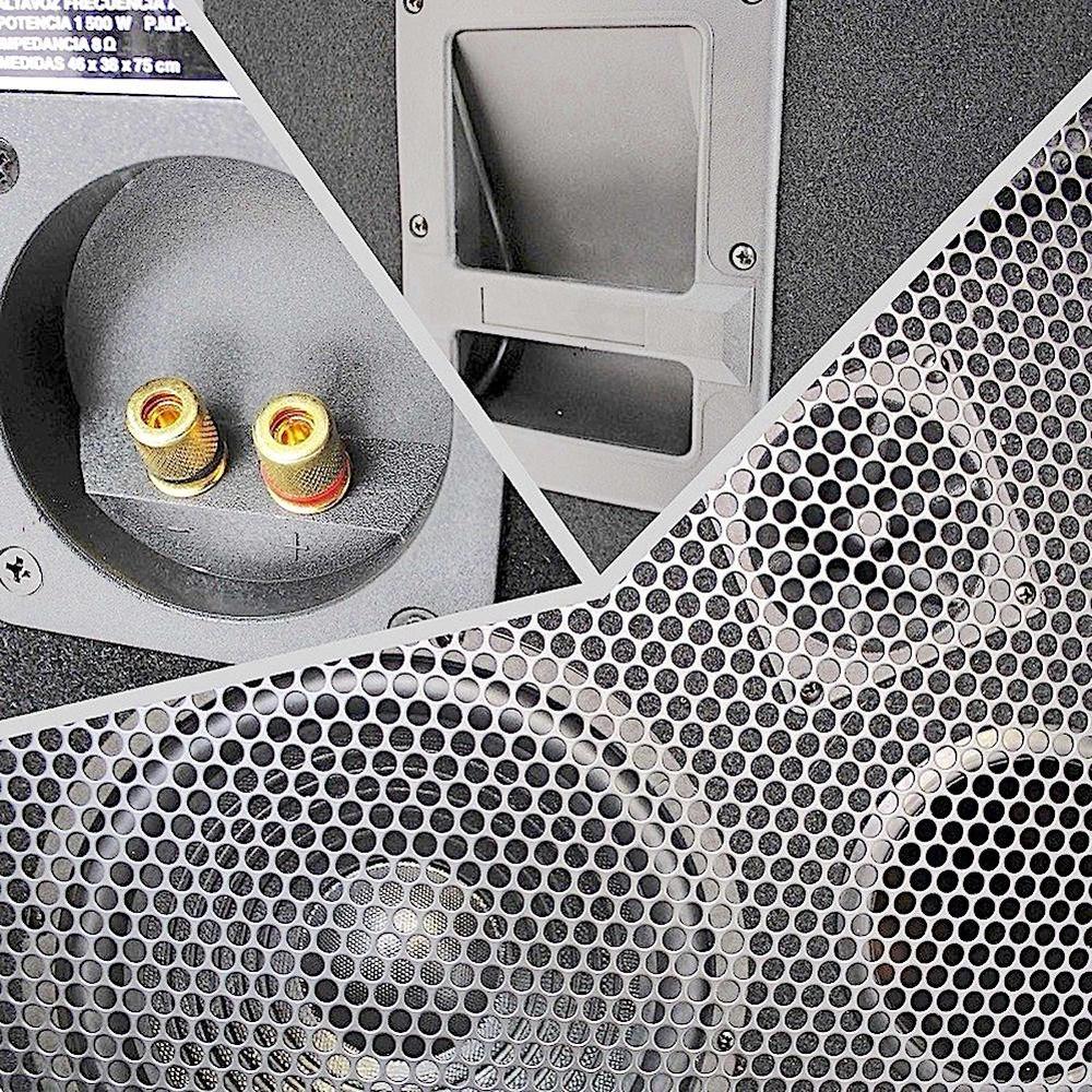 Foto 5 | Bafle Bocina 15 Pulgadas Pasivo 8 Ohms 3 Vias Megapower Pro