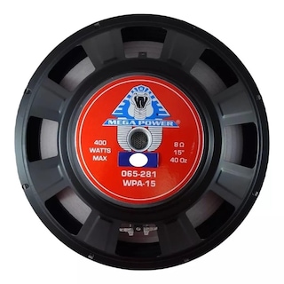 Foto 1 | Bocina 15 Pulgadas Para Medios 400w Rms Megapower Wpa-15