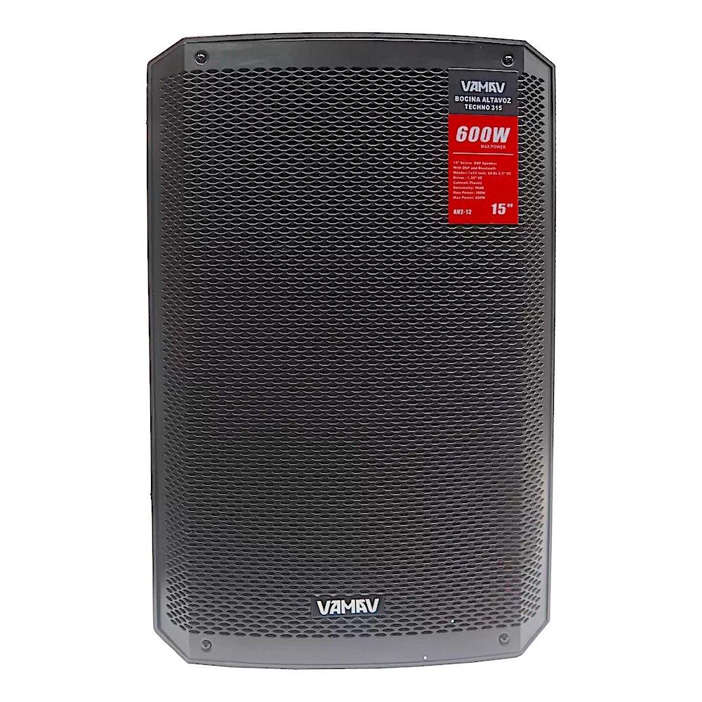 Foto 2 pulgar | Bafle Amplificado Vamav Techno315 300w Rms 15 Pulgadas