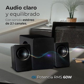 Foto 2 | Bocinas Inalámbricas Acteck con Bluetooth