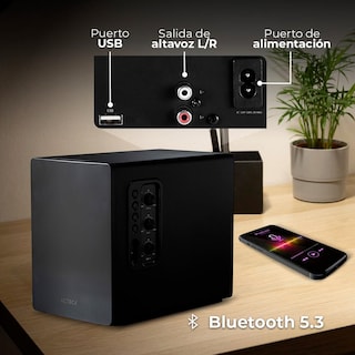 Foto 3 | Bocinas Inalámbricas Acteck con Bluetooth
