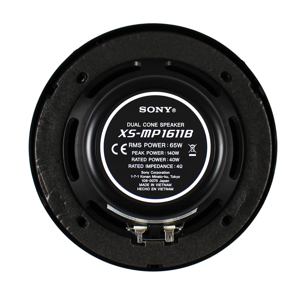 Foto 6 pulgar | Altavoces Marinos Sony Xs-mp1611 Dual Cone 140w - Negro - Venta Internacional.