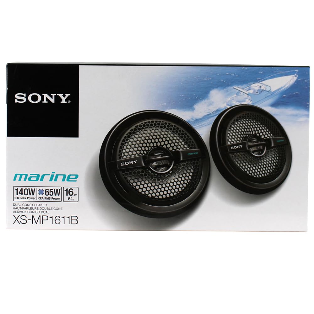 Foto 7 pulgar | Altavoces Marinos Sony Xs-mp1611 Dual Cone 140w - Negro - Venta Internacional.