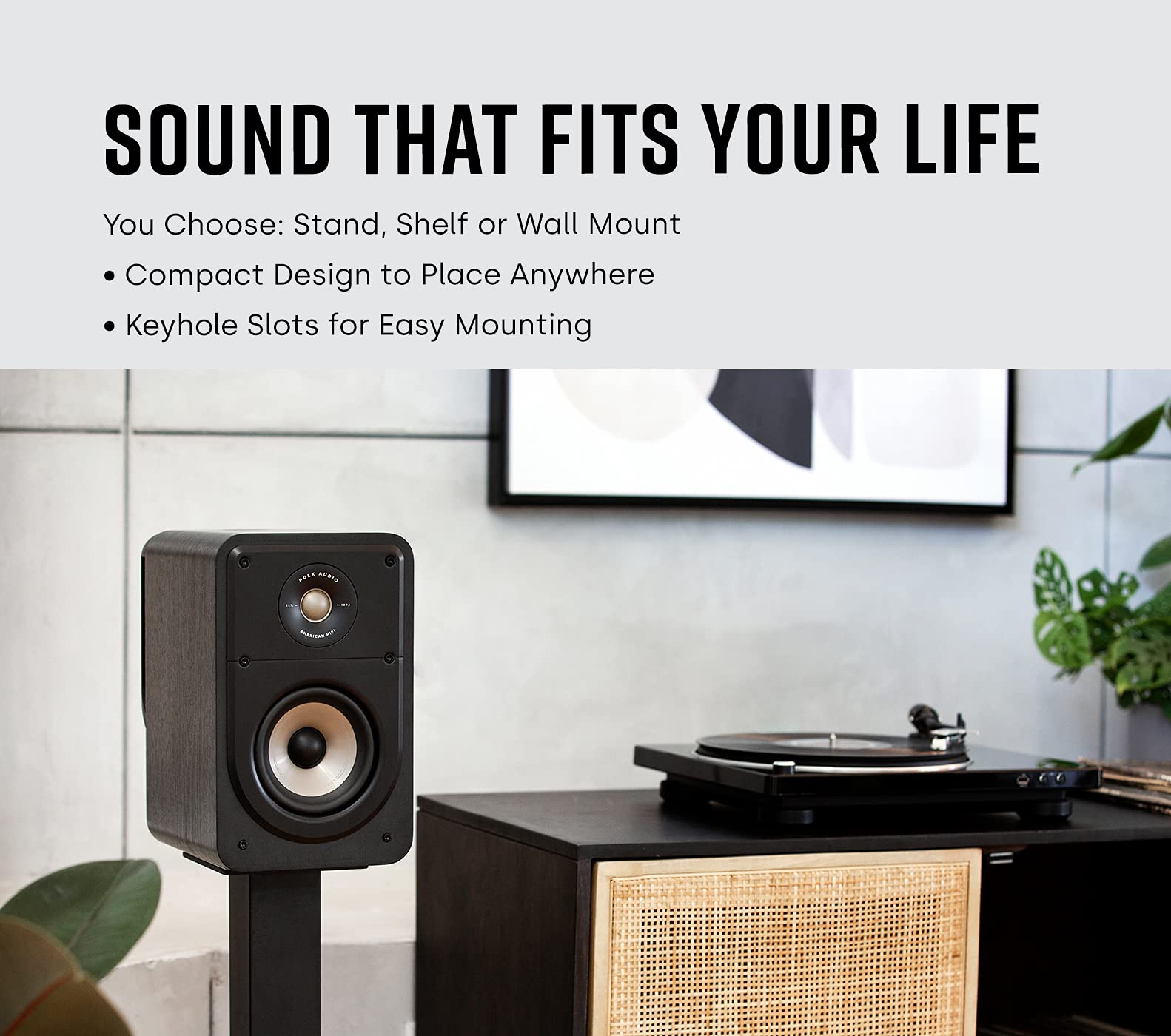 Foto 2 | Altavoz De Estantería Polk Signature Elite Es20 Hi-res Negro - Venta Internacional.