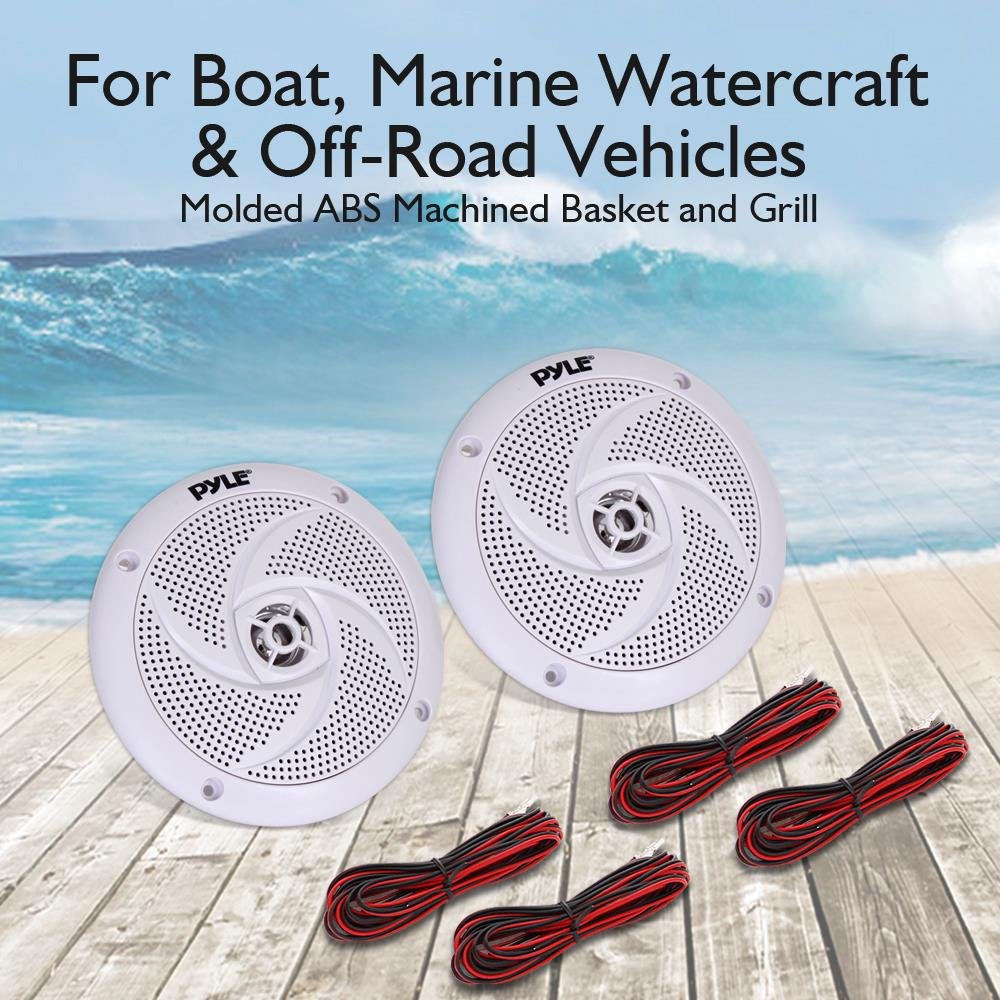 Foto 3 pulgar | Altavoces Marinos Pyle Plmrs5w, 13 Cm, 2 Vías, 180 W, Impermeables, Color Blanco - Venta Internacional.