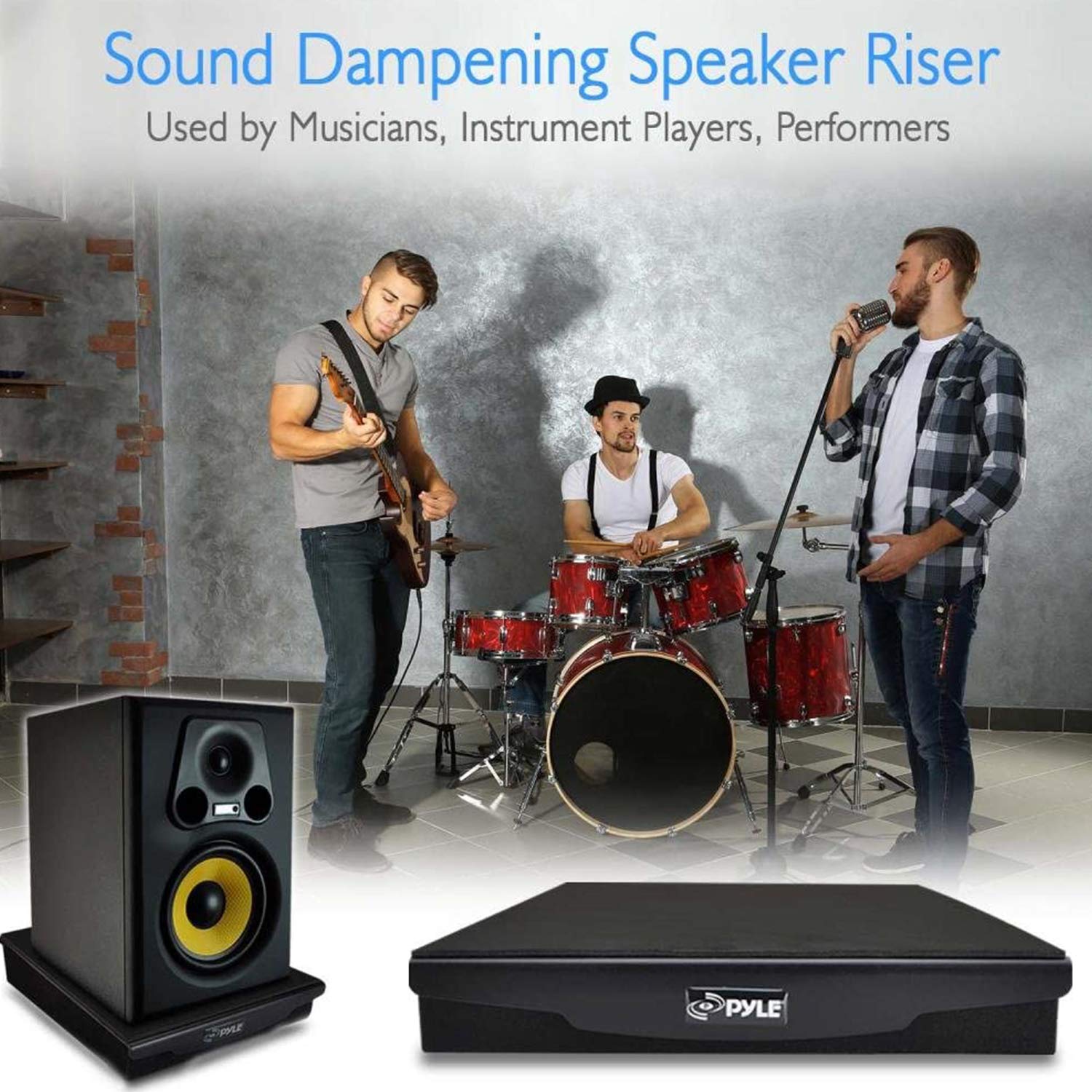 Foto 6 | Altavoz Elevador Foam Pyle, Amortiguador De Sonido Para Monitor De Estudio - Venta Internacional.