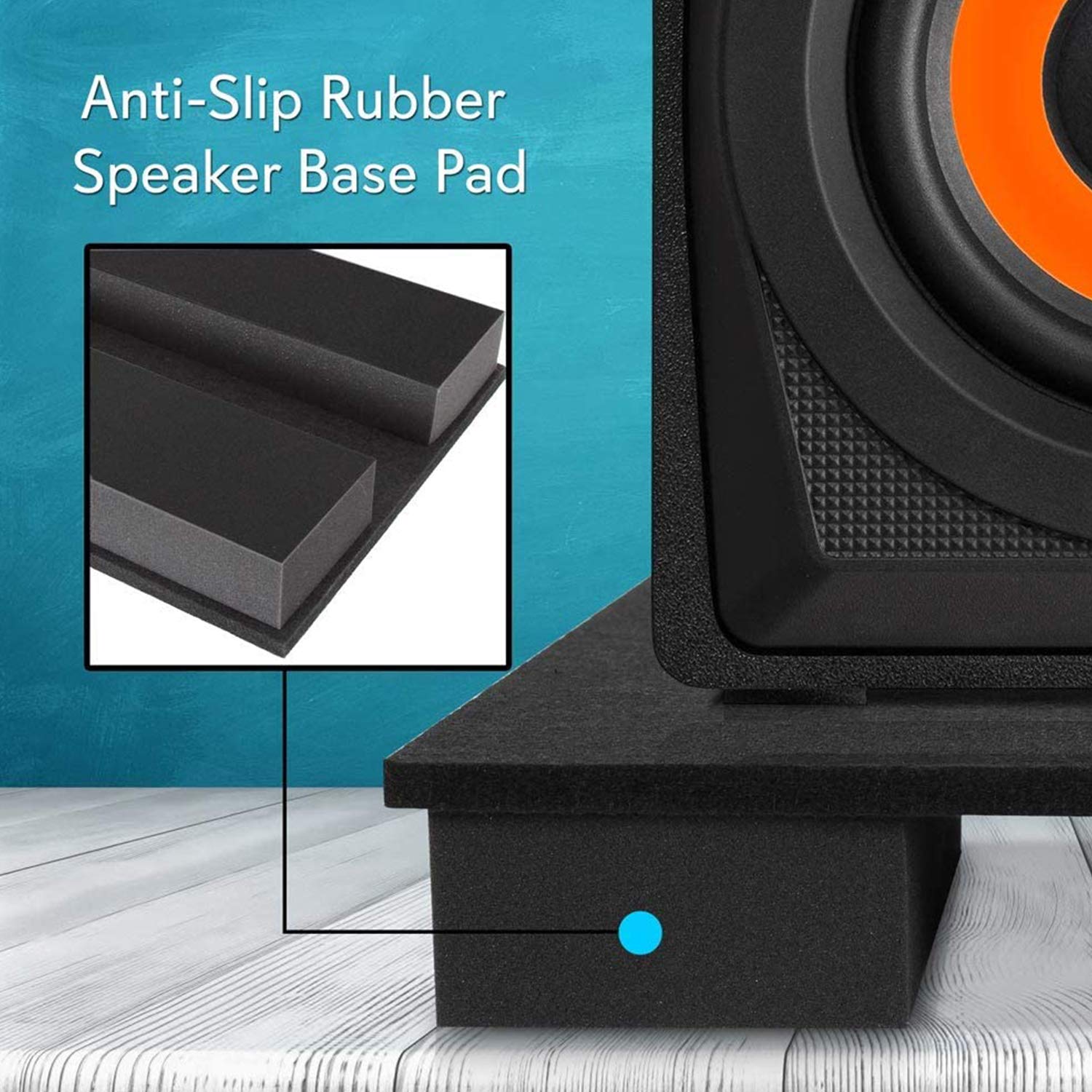 Foto 3 pulgar | Altavoz Elevador Foam Pyle, Amortiguador De Sonido Psi21 (56,6 X 38,1 X - Venta Internacional.