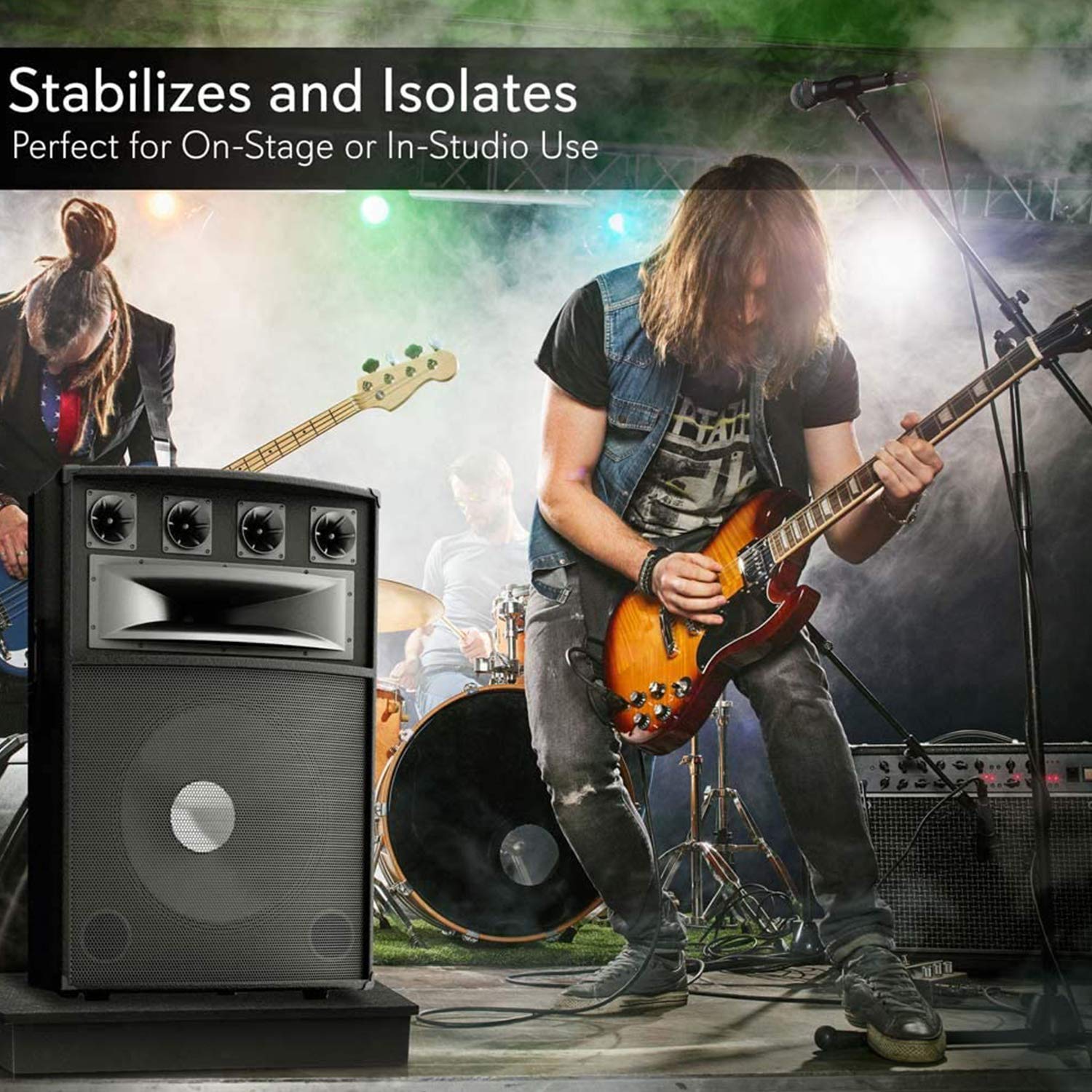Foto 6 | Altavoz Elevador Foam Pyle, Amortiguador De Sonido Psi21 (56,6 X 38,1 X - Venta Internacional.
