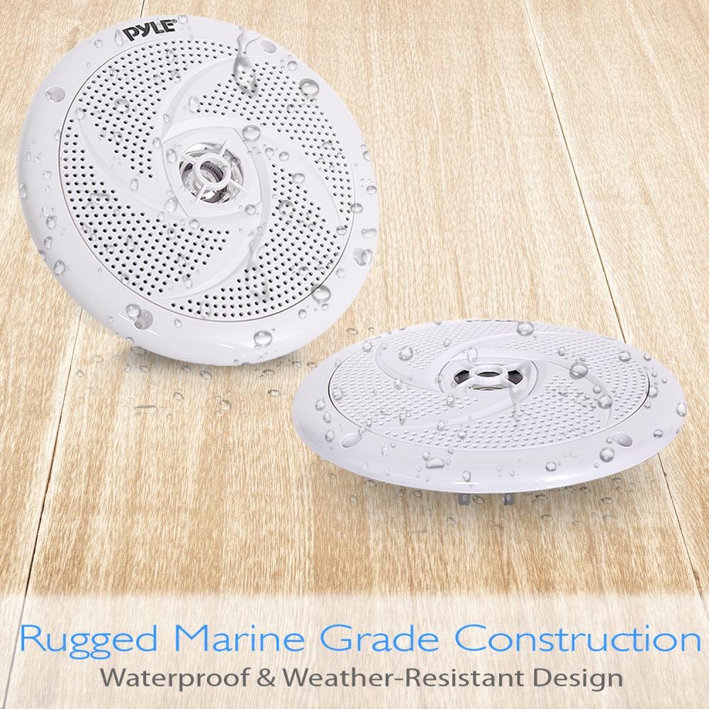 Foto 4 pulgar | Altavoces Marinos Pyle Plmrs6w, 6.5 Pulgadas, 2 Vías, 240 W, Impermeables - Venta Internacional.