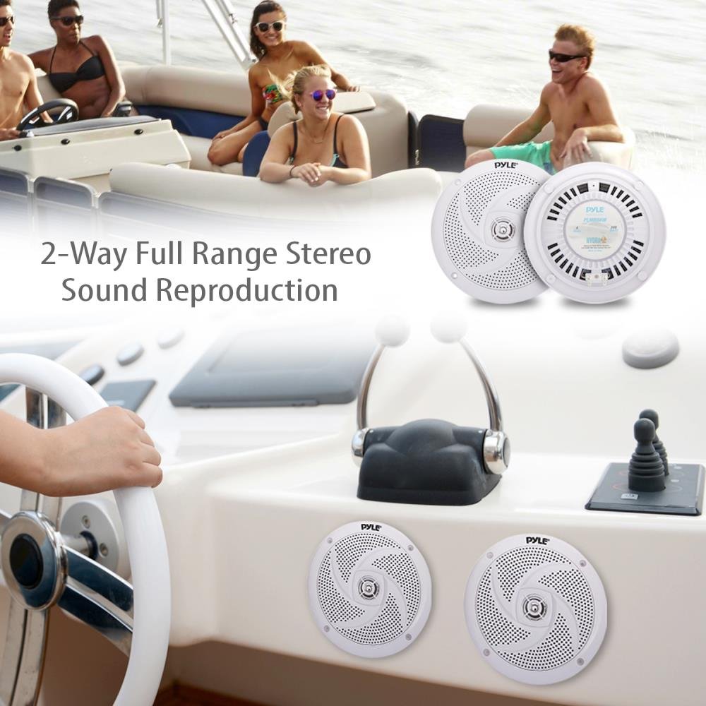 Foto 7 pulgar | Altavoces Marinos Pyle Plmrs6w, 6.5 Pulgadas, 2 Vías, 240 W, Impermeables - Venta Internacional.