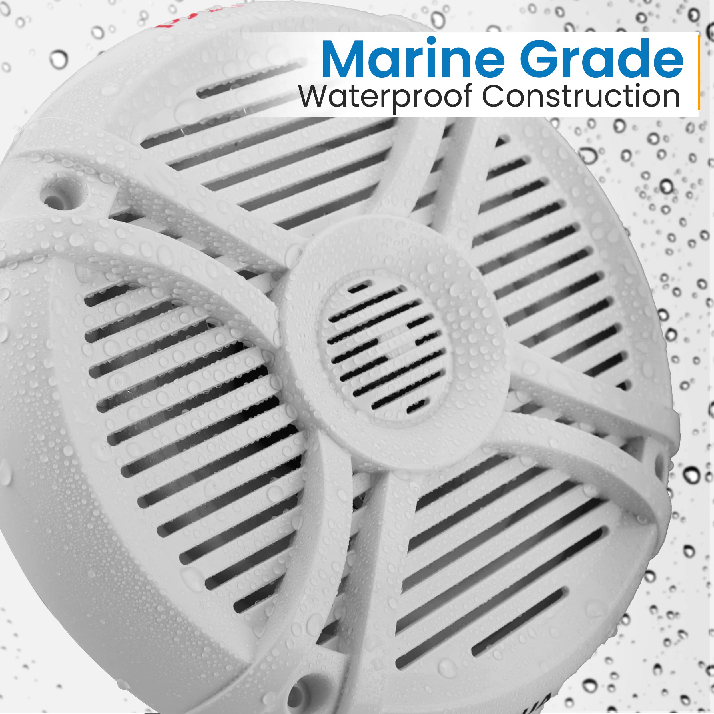 Foto 6 | Sistema De Altavoces Marinos Pyle Plmrx67 De 250 W Con Altavoz De 6.5 Pulgadas - Venta Internacional.