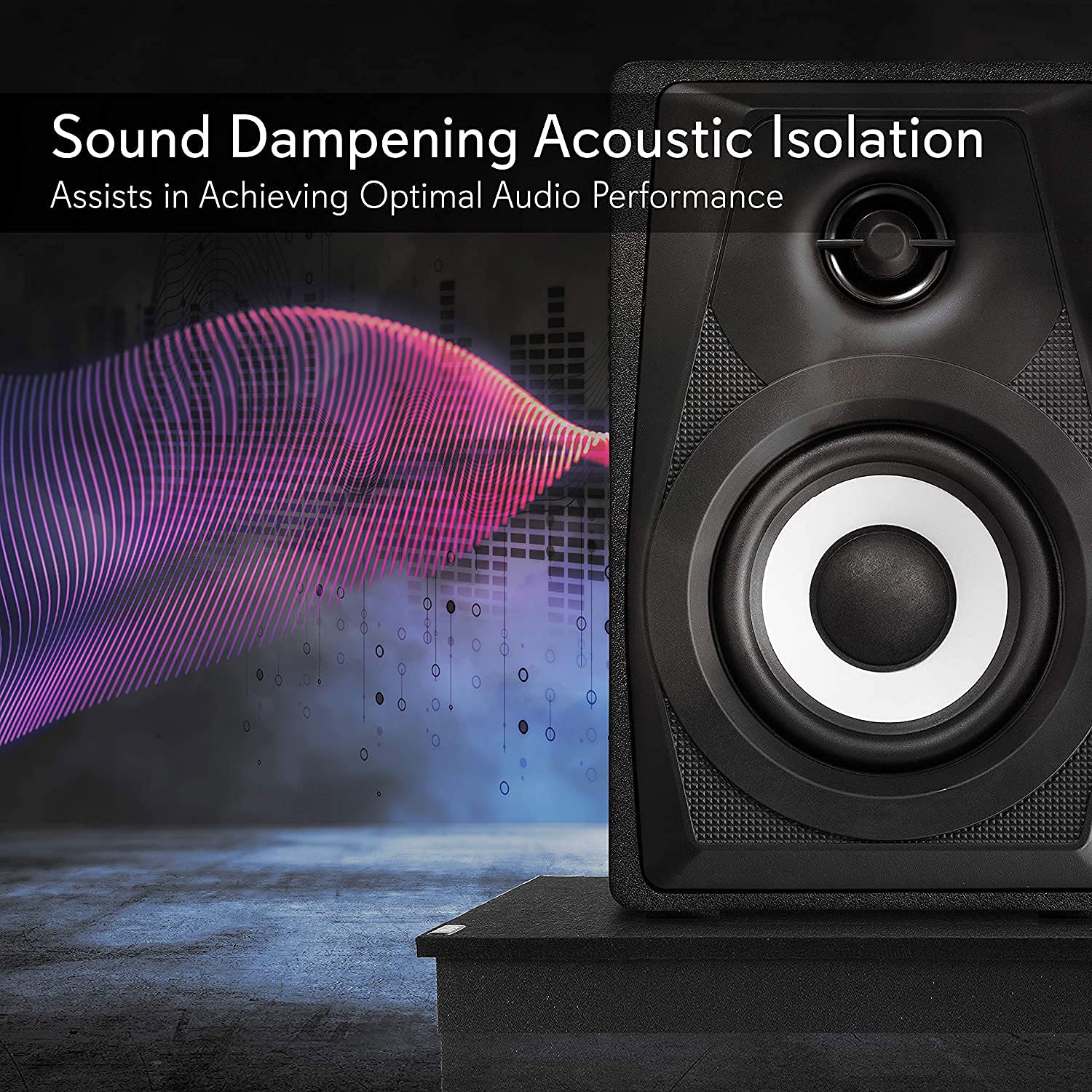 Foto 5 pulgar | Altavoz Elevador Foam Pyle Sound Dampening Psi15 (38 X 38 X 4,6 Cm) - Venta Internacional.