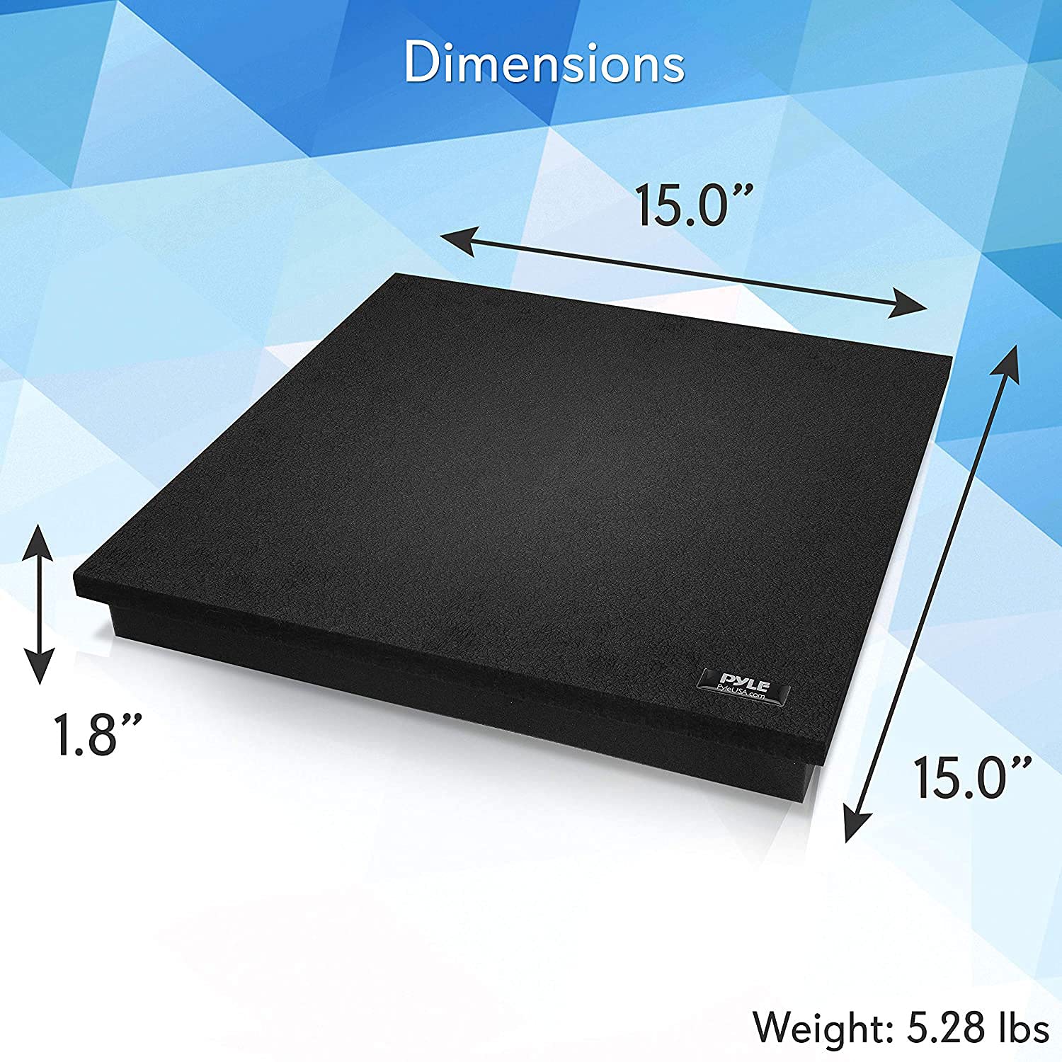 Foto 8 pulgar | Altavoz Elevador Foam Pyle Sound Dampening Psi15 (38 X 38 X 4,6 Cm) - Venta Internacional.