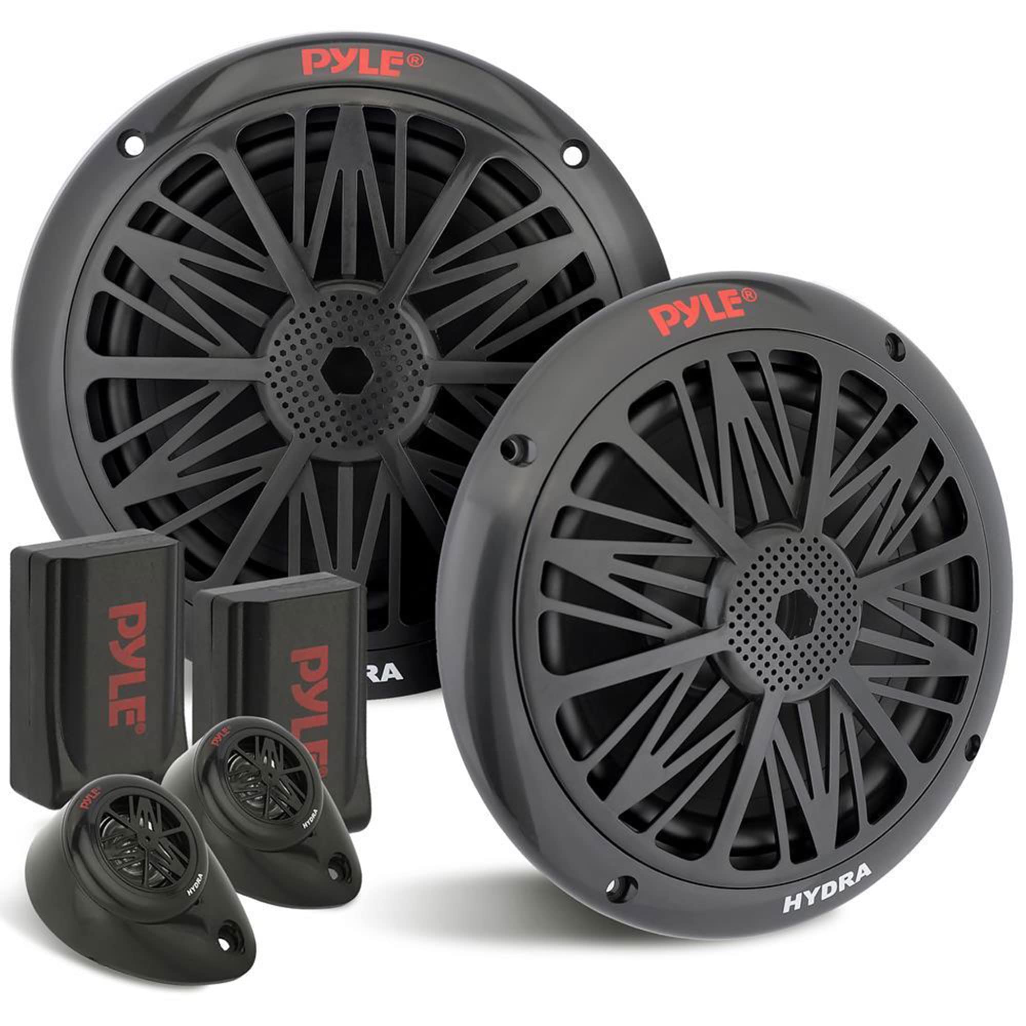 Foto 1 | Sistema De Altavoces Marine Component Pyle Plmr6kb 200w - Venta Internacional.