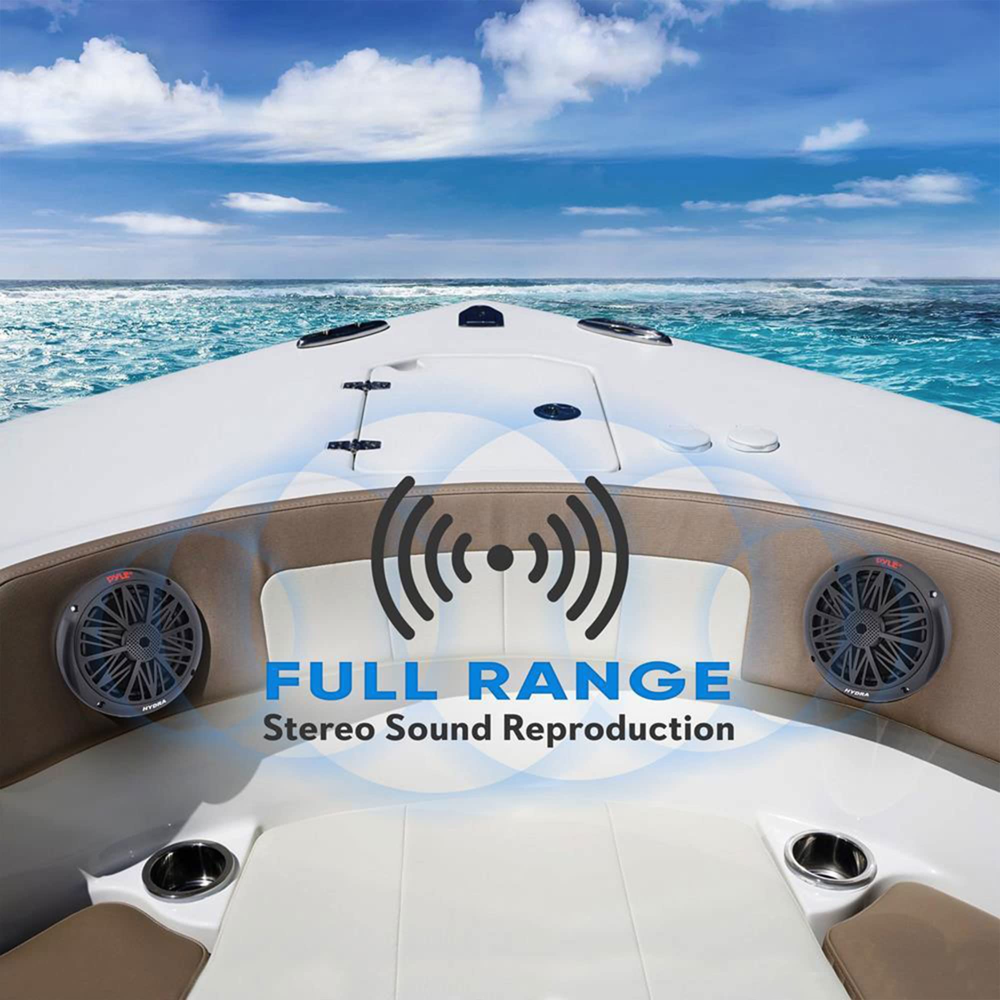 Foto 4 pulgar | Sistema De Altavoces Marine Component Pyle Plmr6kb 200w - Venta Internacional.
