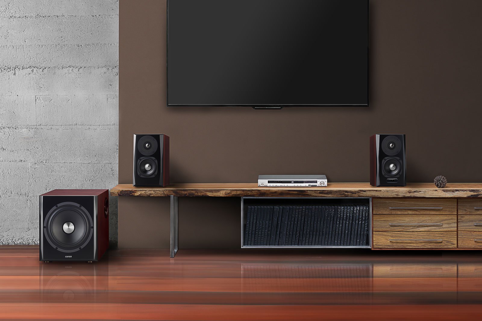 Foto 6 | Sistema De Altavoces Edifier S350db Bookshelf Con Subwoofer 2.1 Bluetooth - Venta Internacional.