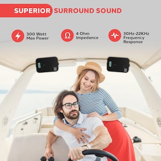 Foto 3 | Altavoces Marinos Pyle 300 w-Venta Internacional