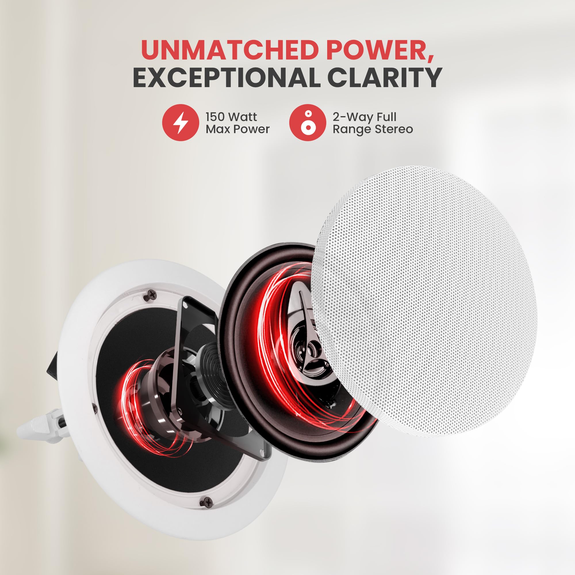 Foto 6 pulgar | Altavoces de Pared Pyle 2 Piezas-Venta Internacional