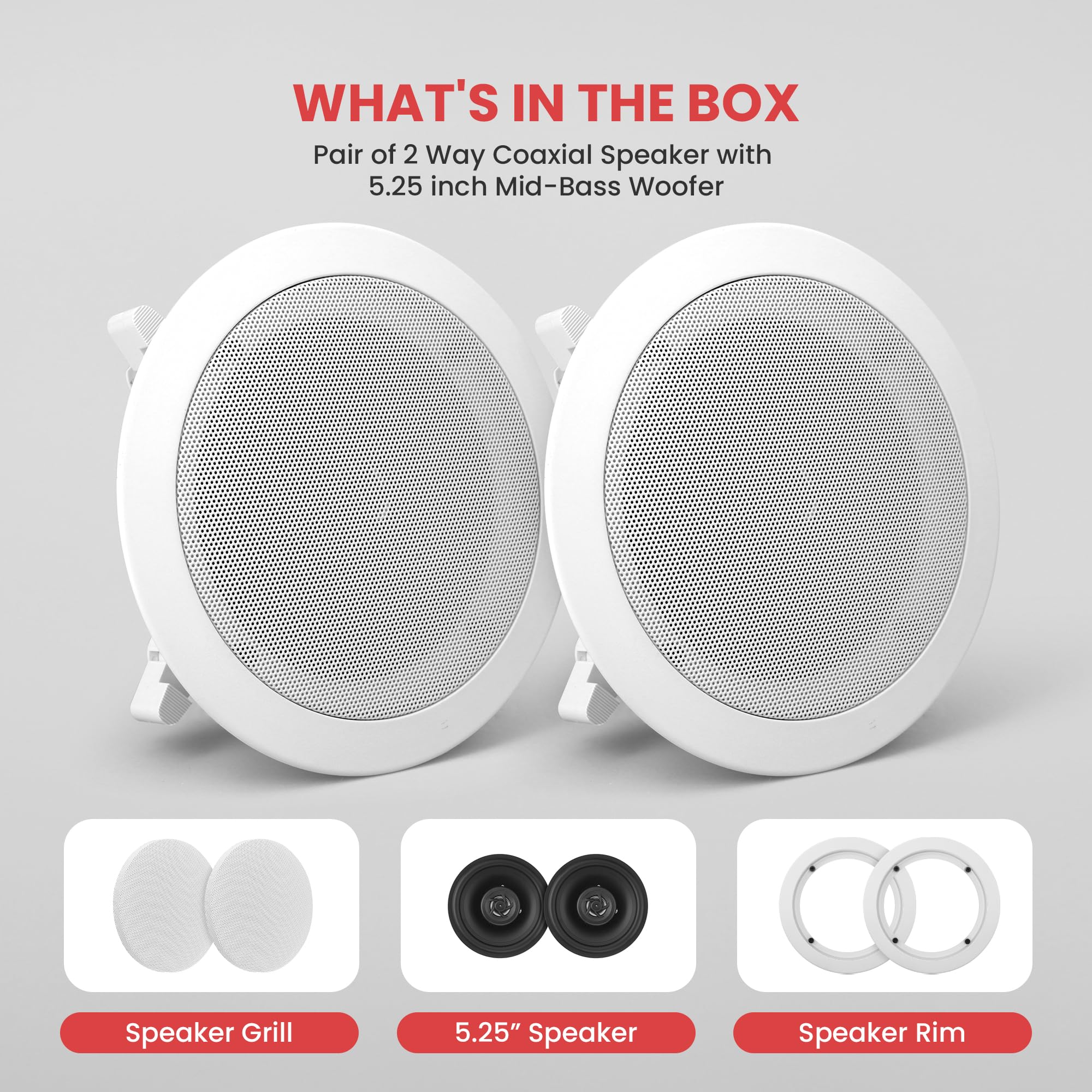 Foto 7 | Altavoces de Pared Pyle 2 Piezas-Venta Internacional
