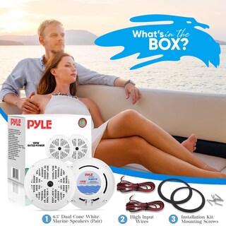 Foto 2 | Altavoces Marinos Pyle 120 w-Venta Internacional