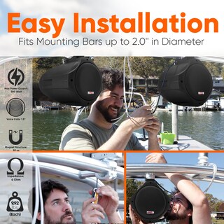 Foto 4 | Altavoces Marinos Pyle 200 w-Venta Internacional