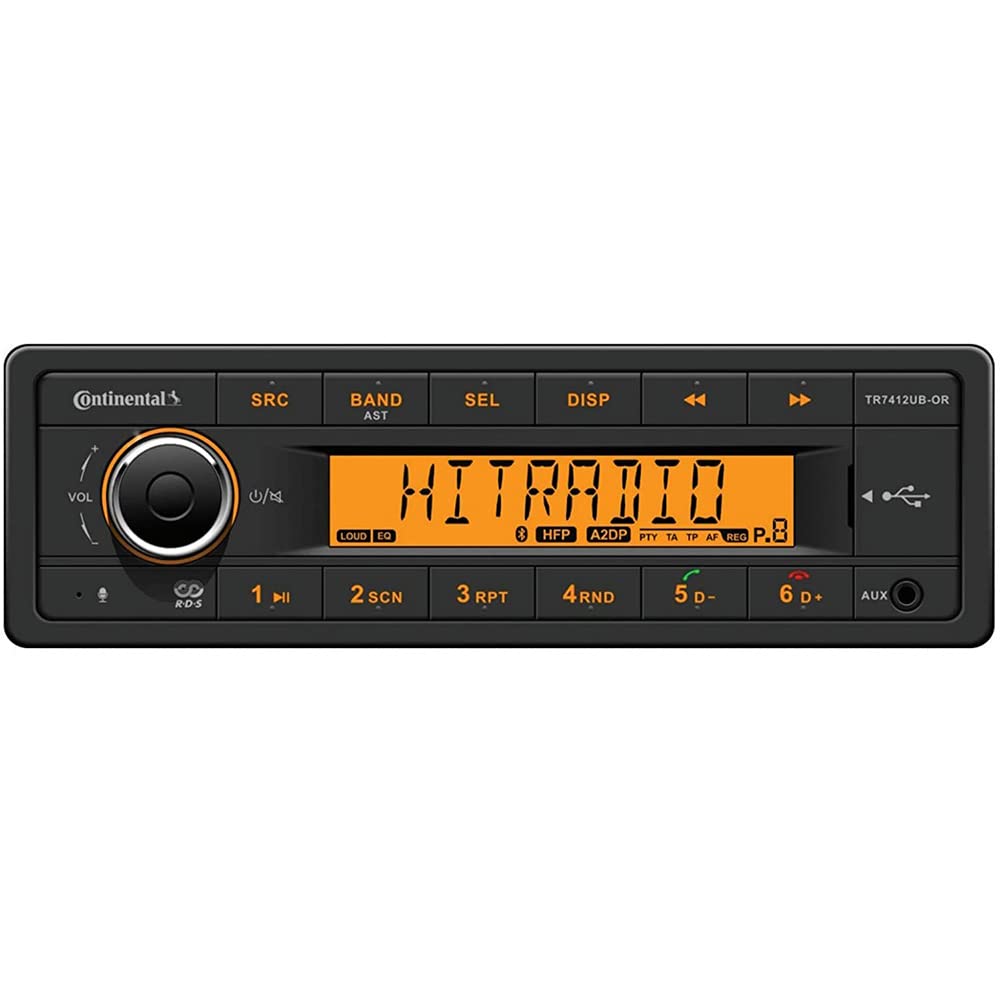 Foto 2 pulgar | Estéreo De Coche Continental Con Am/fm/bt/usb De 12 V Con Arnés - Venta Internacional.