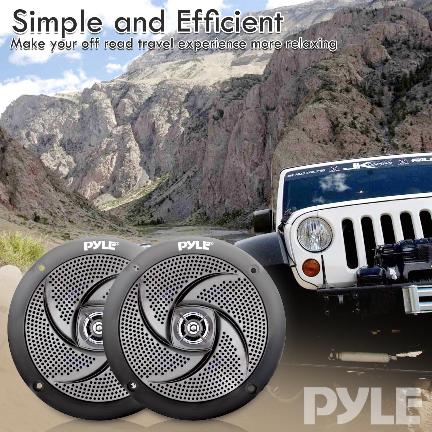 Foto 7 pulgar | Altavoces Marinos Pyle de Perfil Bajo 240 W 6.5 Pulgadas 2 Piezas - Venta Internacional