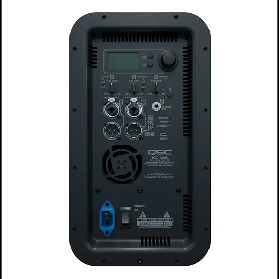 Foto 3 pulgar | Torre Amplificada Audio Qsc Kc12-black Color Negro