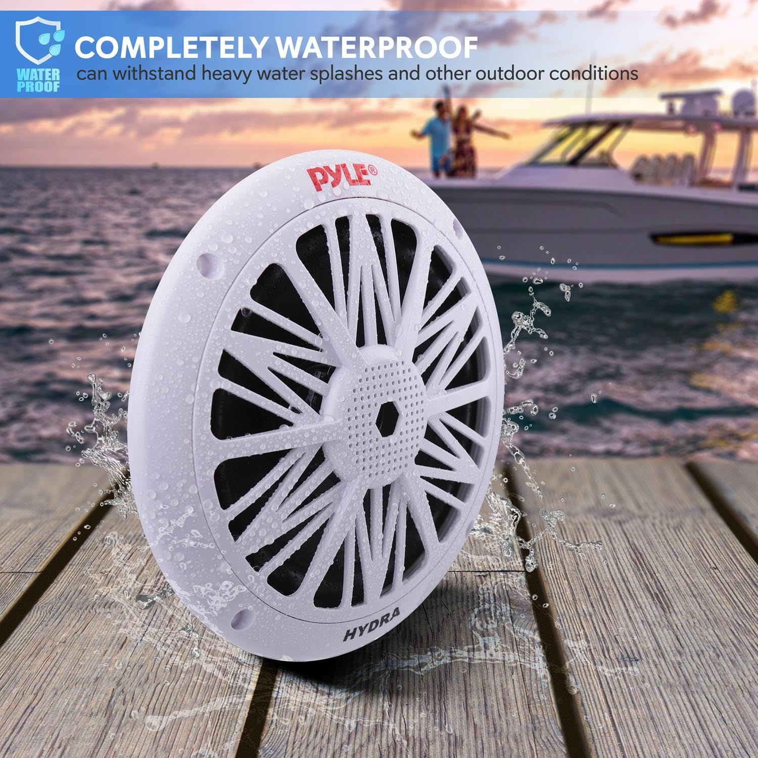 Foto 4 pulgar | Altavoces Marinos Pyle Plmr62 6,5 Pulgadas 2 Vías 200 w Resistentes al Agua - Venta Internacional
