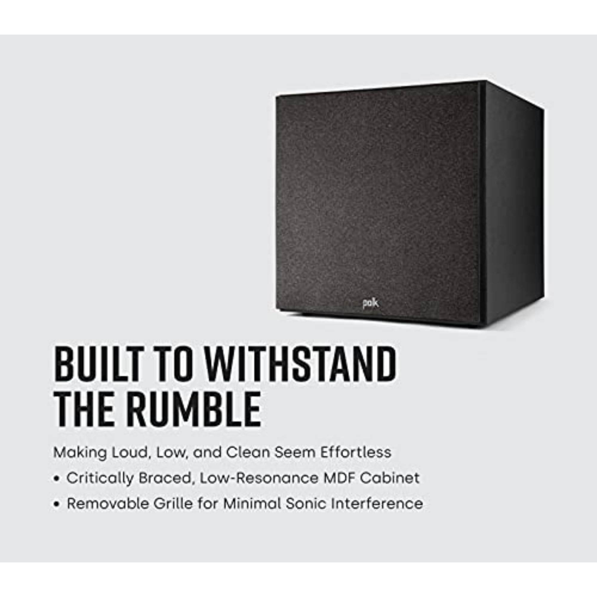 Foto 3 pulgar | Amplificador De Subwoofer Con Alimentación Polk Monitor Xt12 De 100 W Clase A/b - Venta Internacional.