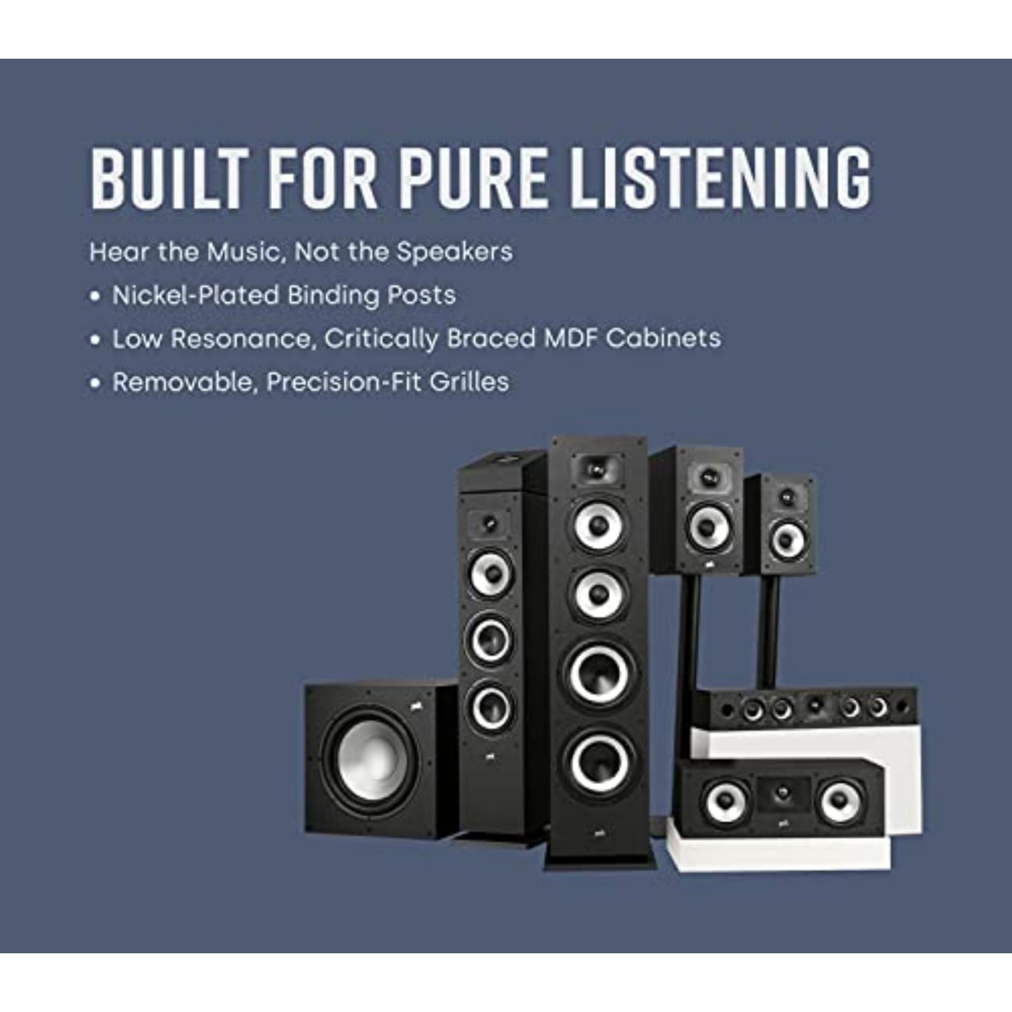 Foto 4 | Amplificador De Subwoofer Con Alimentación Polk Monitor Xt12 De 100 W Clase A/b - Venta Internacional.
