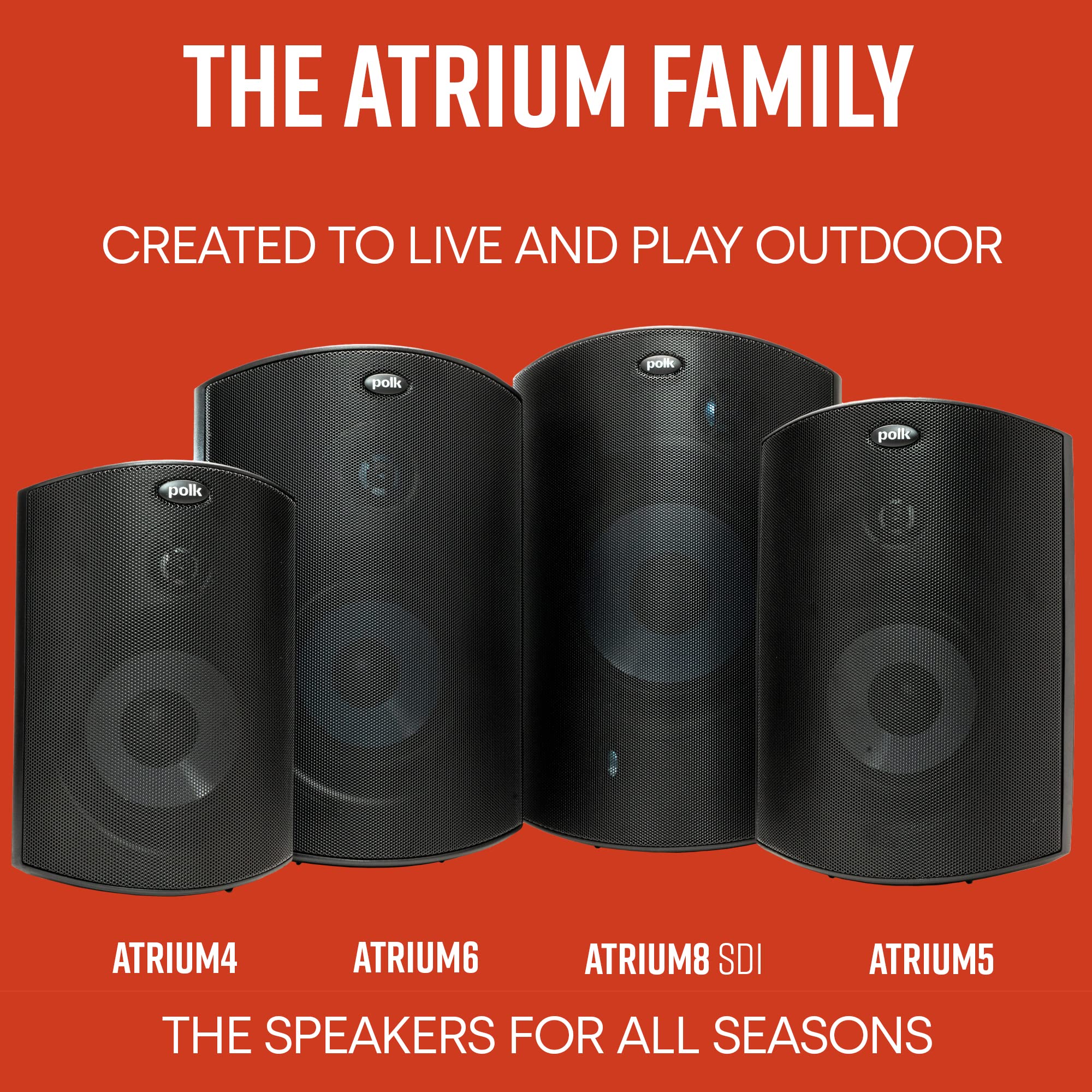 Foto 7 pulgar | Altavoces Exteriores Polk Audio Atrium 5 Potente Bass Black - Venta Internacional.