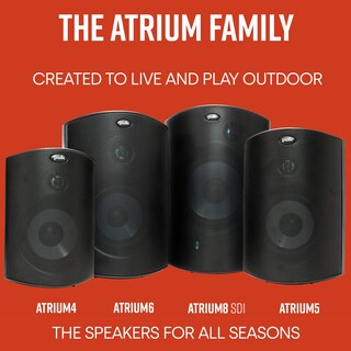 Foto 6 | Altavoces Exteriores Polk Audio Atrium 5 Potente Bass Black - Venta Internacional.