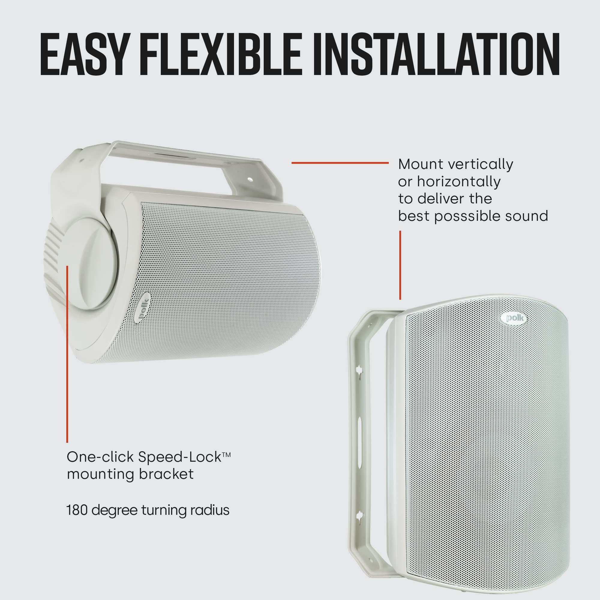 Foto 3 | Altavoces Exteriores Polk Audio Atrium 5 Potente Bass White - Venta Internacional.