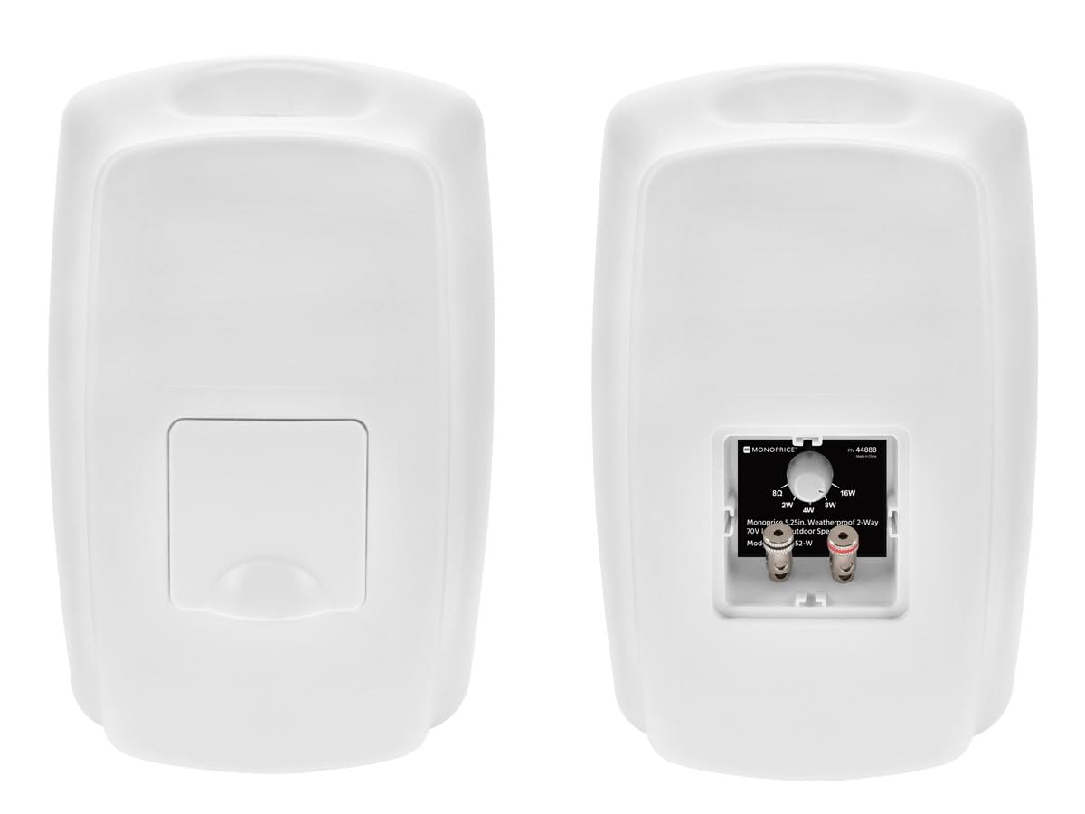 Foto 5 pulgar | Altavoz Monoprice Ws-7b-52-w, 13,34 Cm, 2 Vías, 70 V, Interior/exterior - Venta Internacional.