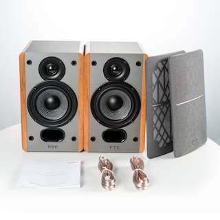 Foto 5 | Par De Altavoces Pasivos De Estantería Edifier P12, Color Madera - Venta Internacional.