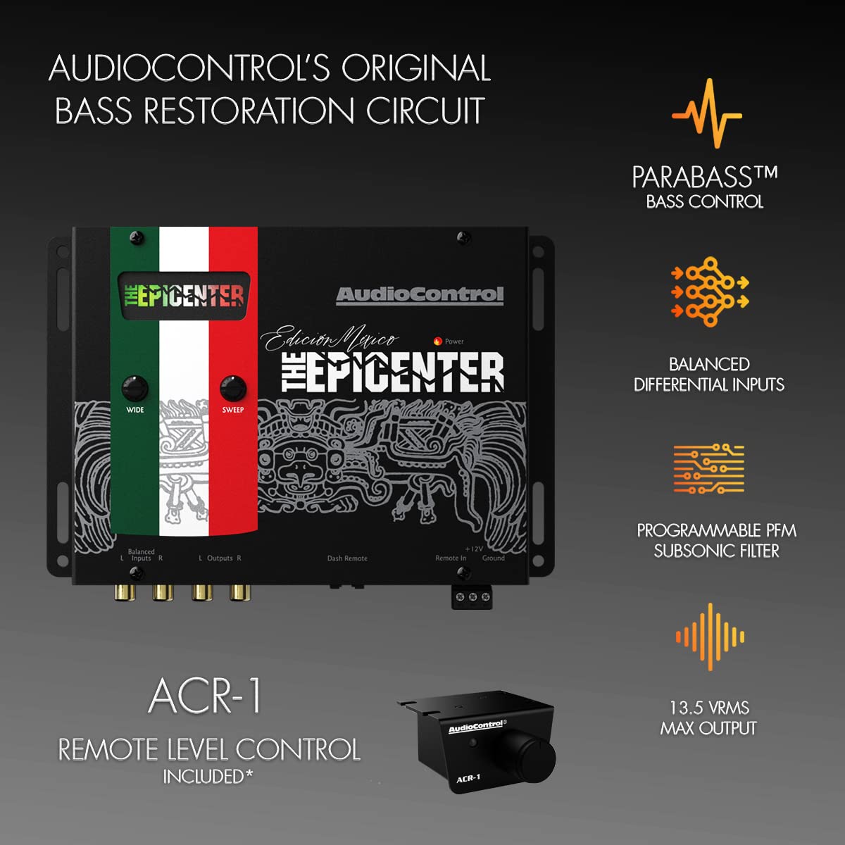 Foto 3 pulgar | Procesador De Restauración De Bajos Audiocontrol Epicenter México Ed. - Venta Internacional.