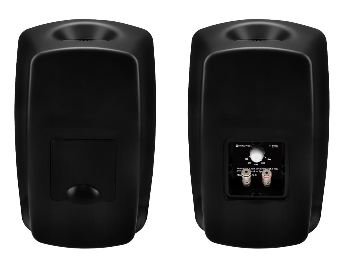 Foto 5 pulgar | Altavoz Monoprice Ws-7b-52-b, 13,34 Cm, 2 Vías, 70 V, Interior/exterior - Venta Internacional.