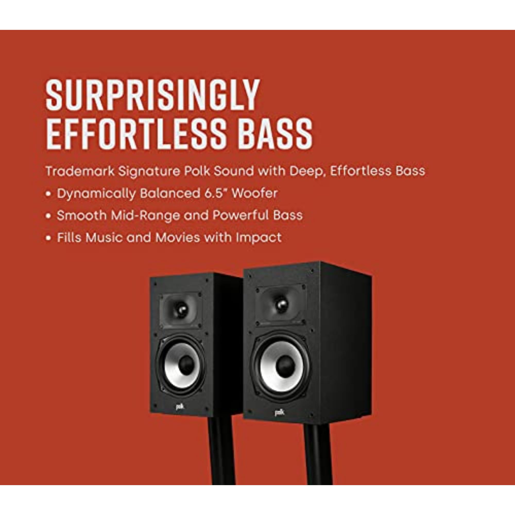 Foto 3 pulgar | Par De Altavoces Envolventes O De Estantería Polk Monitor Xt20 - Venta Internacional.