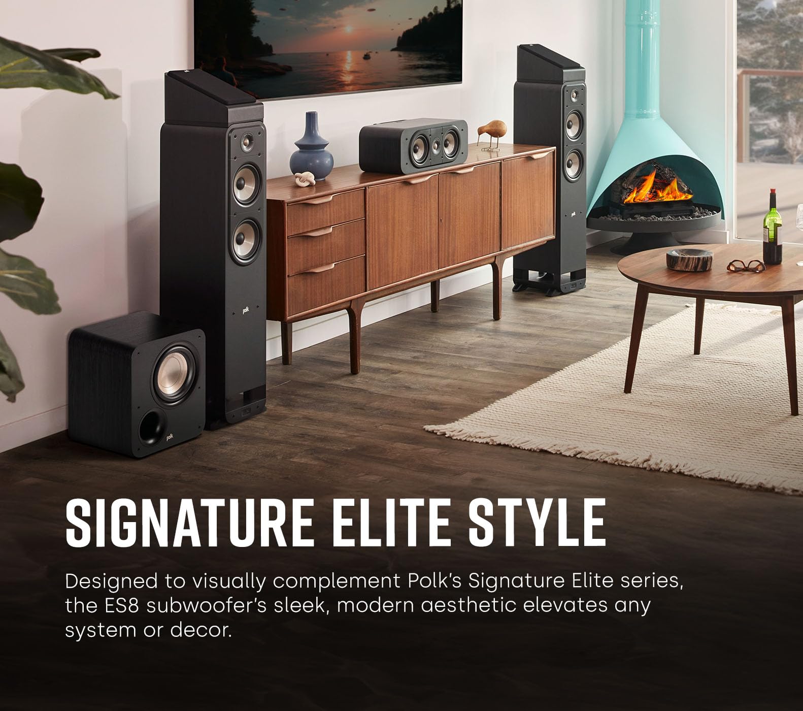 Foto 5 pulgar | Subwoofer Polk Audio Signature Elite Es8 100w Clase D Negro - Venta Internacional.
