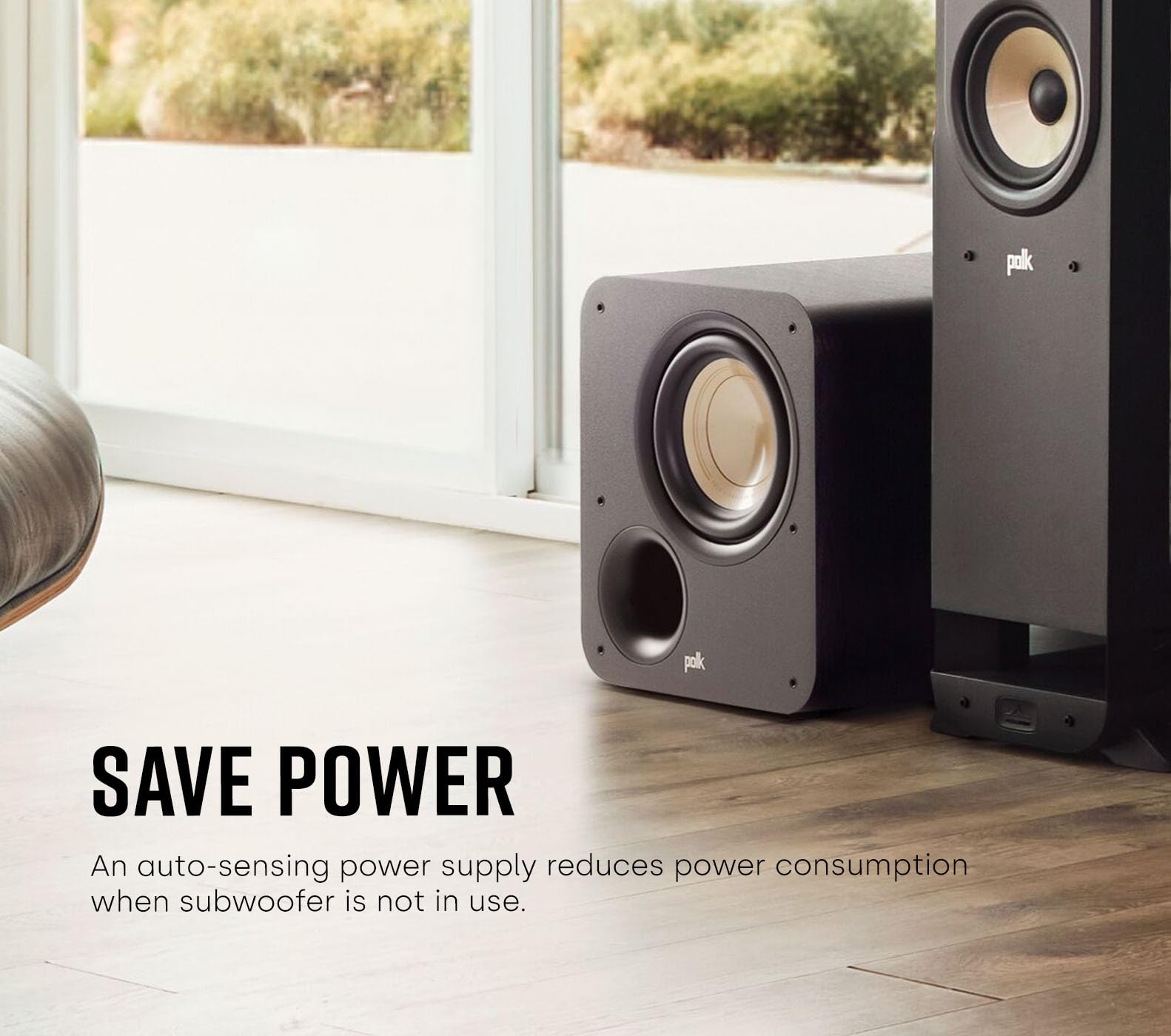 Foto 6 pulgar | Subwoofer Polk Audio Signature Elite Es8 100w Clase D Negro - Venta Internacional.
