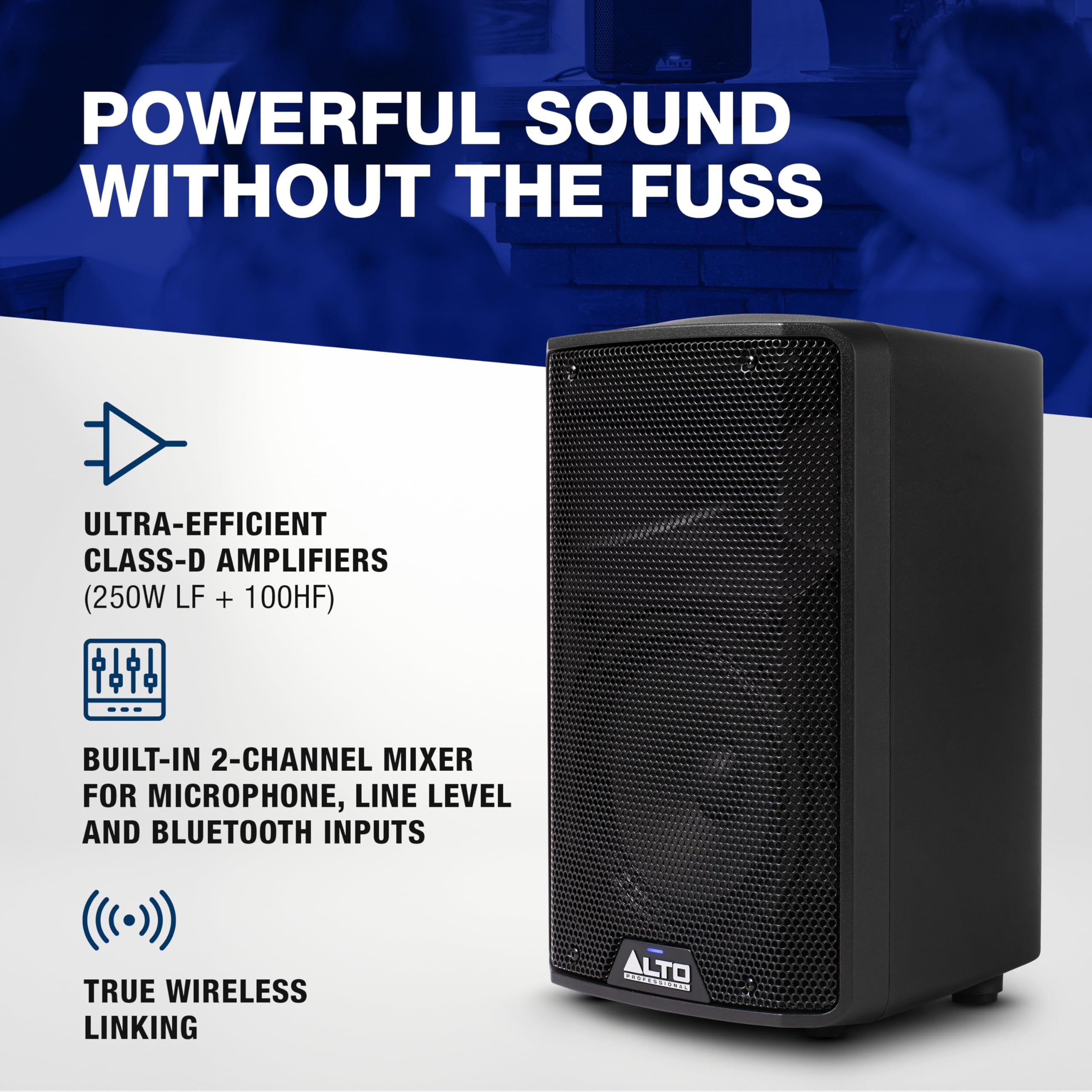 Foto 4 pulgar | Altavoz Pa Con Alimentación Alto Tx410 350w 10 Con Tws Bluetooth - Venta Internacional.