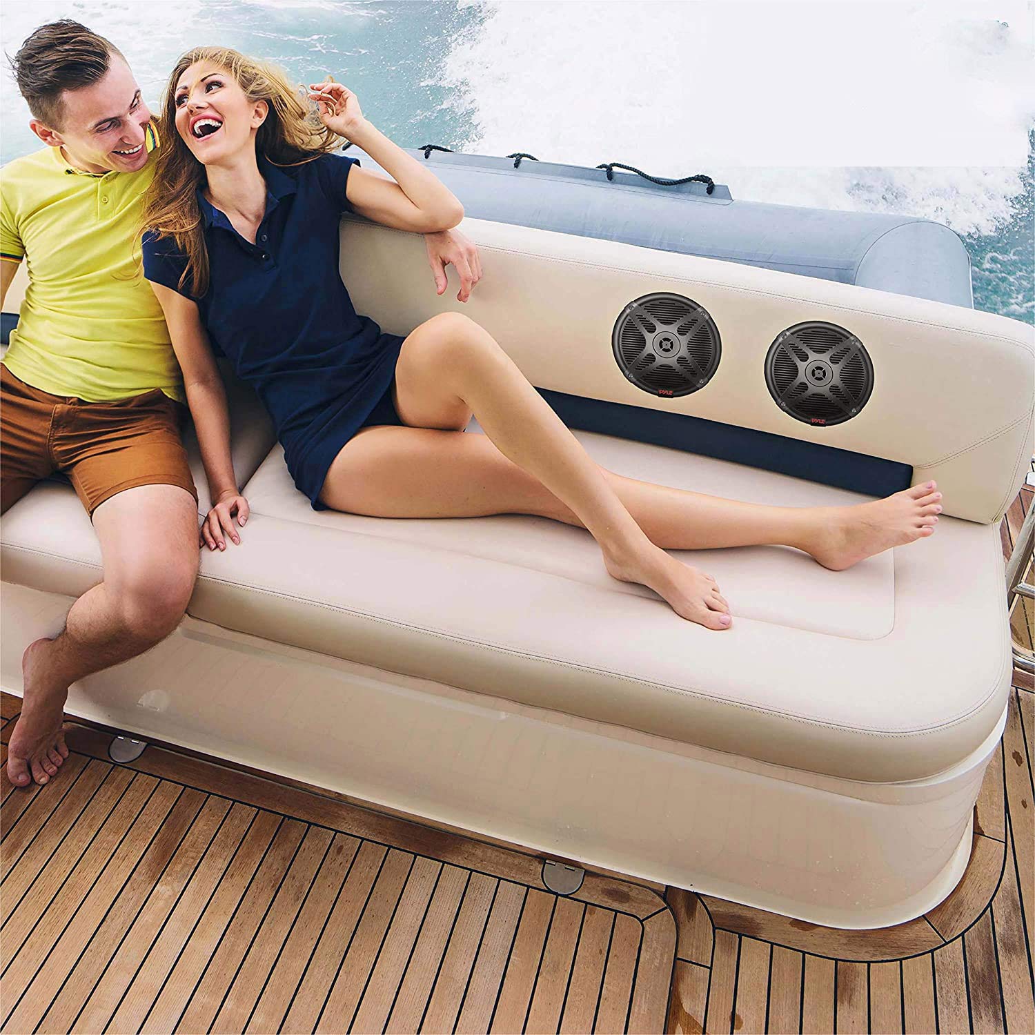 Foto 7 pulgar | Altavoz Bluetooth Marine Pyle Plmrbt65b 6.5'' 600 W - Negro - Venta Internacional.