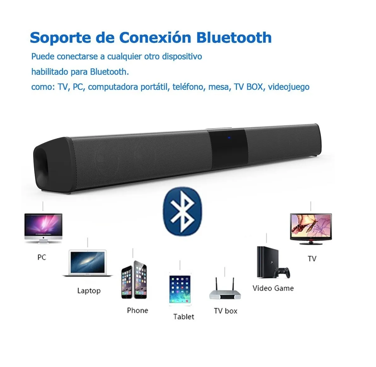 Foto 3 pulgar | Barra de Sonido Bluetooth Eo Safe Imports Esi-2929 color Negro